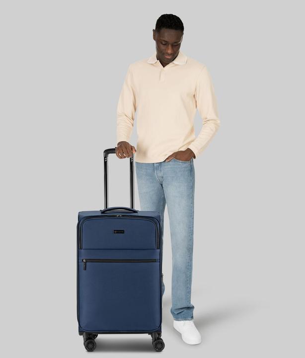 Actual product image Bugatti Valencia Soft 4 Rollen Trolley M 64.5 cm mit Dehnfalte (57 l)