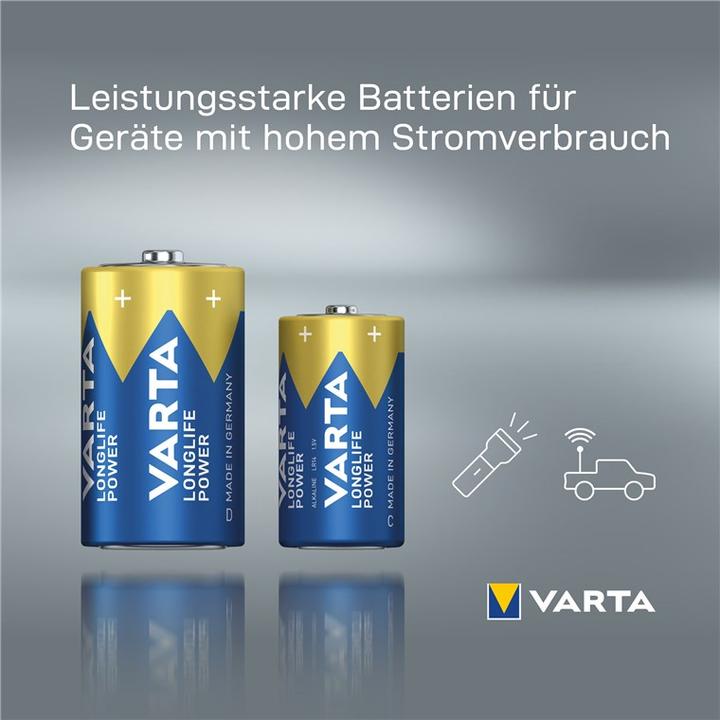 Actual product image Varta Longlife Power (1 pcs., D, 16500 mAh)