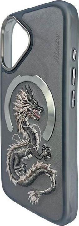 Actual product image Nimmy Dragon MagSafe case for iPhone 16 grey (Apple iPhone 16)