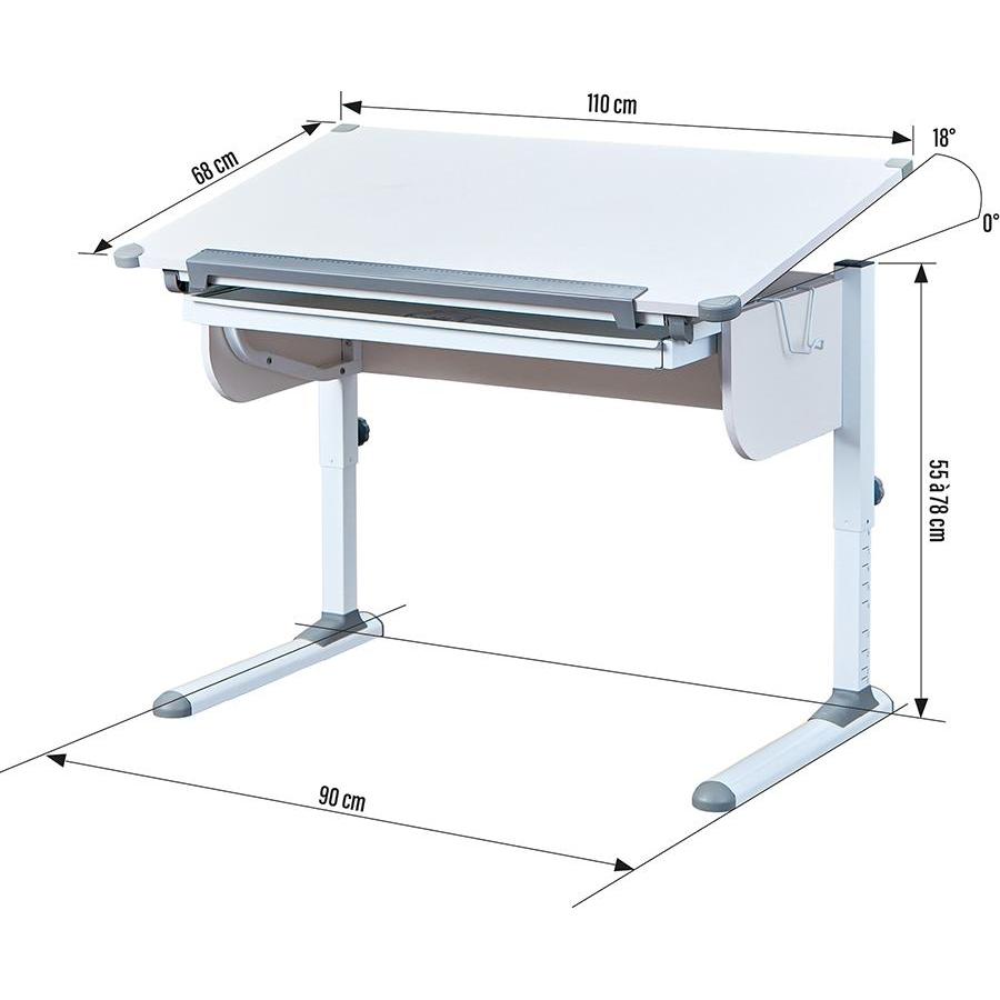 Thumbnail - Inter Link, Schreibtisch, Push I (68 x 55 x 110 cm)
