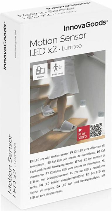 Image du produit InnovaGoods 2x lampes LED sans fil avec capteurs de mouvement