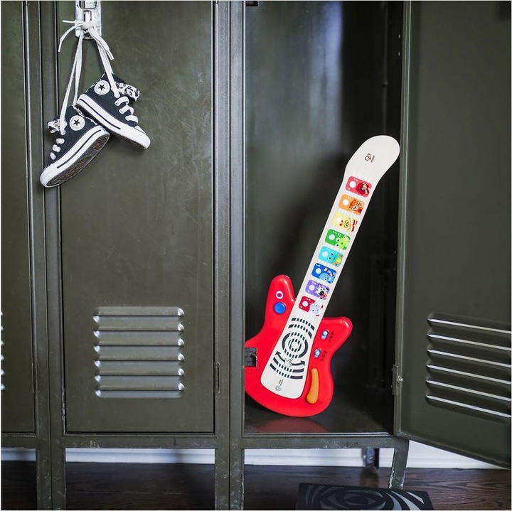 Actual product image Hape Deluxe Magic Touch Guitar (German, French, Italian, English)