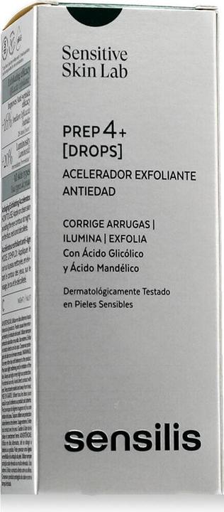 Actual product image Sensilis Prep 4+ Anti-Aging Peeling Serum Drops for Improved Cell Renewal (30 ml)