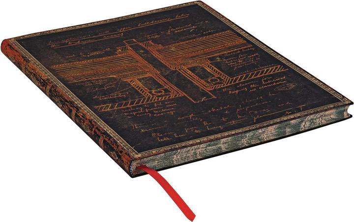 Actual product image Paperblanks Flexis Tesla, sketch of a turbineUltraLIN (Lined, Soft cover)