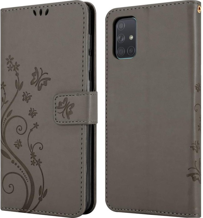 Actual product image Cadorabo Flower Book Cover (Samsung Galaxy A71)