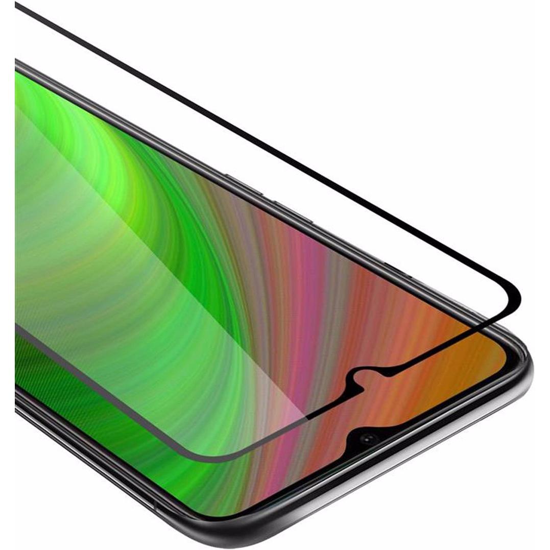 Cadorabo Vollbild Displayschutzglas (1 Stück, Oppo A12), Smartphone Schutzfolie, Transparent