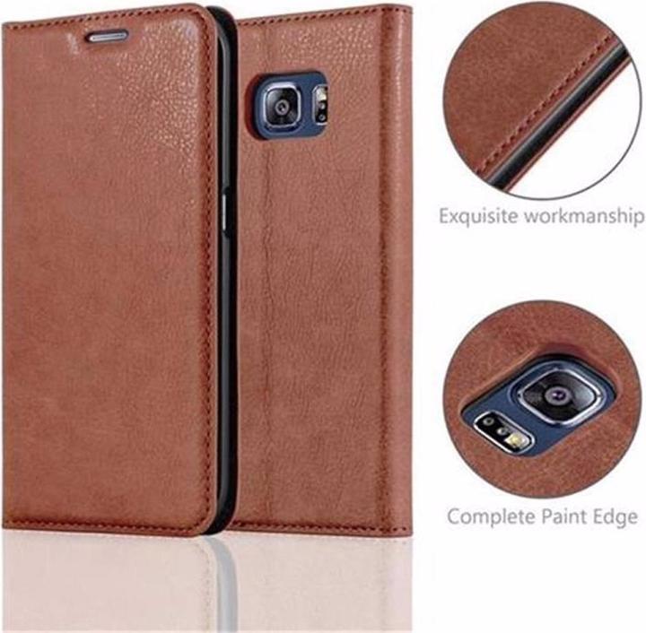 Image du produit Cadorabo Book Couverture magnétique invisible (Samsung Galaxy S6 Edge)