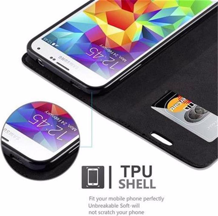 Image du produit Cadorabo Book Couverture magnétique invisible (Samsung Galaxy S5, Samsung Galaxy S5 Neo)