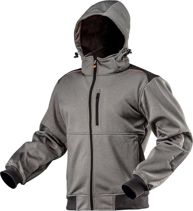Actual product image Topex Softshell jacket windproof/waterproof grey/black S (S)
