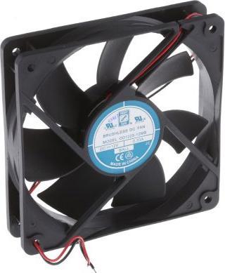 Produktbild RS PRO Lüfter 120x120x25mm 12VDC 4,2W 118,9m³/h (120 mm)