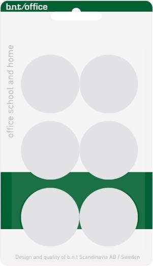 B.N.T. Magnets 30mm 6pcs, White90x10x160mm 0,05kg (6pcs) - (6 pieces per pack) (6 x)