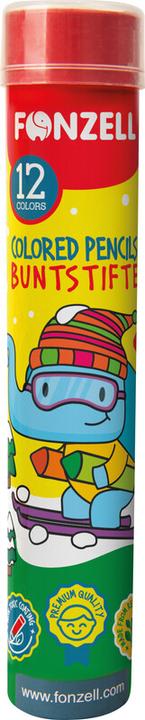 Produktbild Fonzell Farbstifte in Zylinderetui (12x)