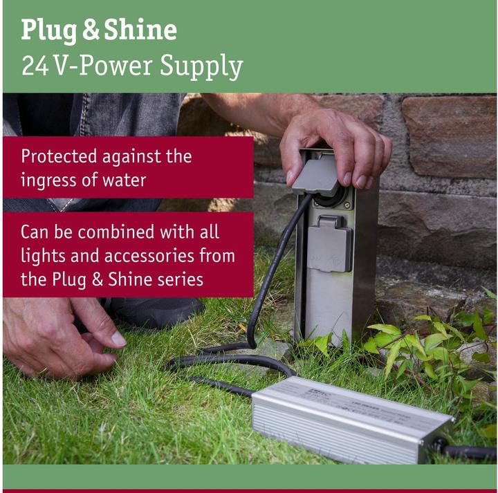 Image du produit Paulmann Alimentation électrique extérieure Plug & Shine 30W