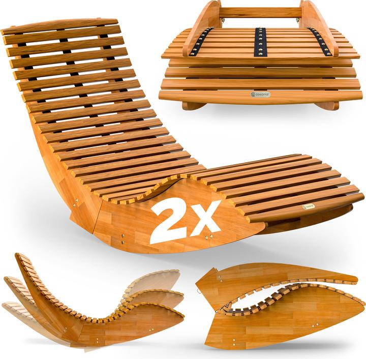 Actual product image Deuba Swing couch set of 2 (150 cm)