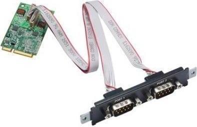 Moxa CP-132N-T - Scheda seriale Mini PCI Express con 2 connessioni RS-422485