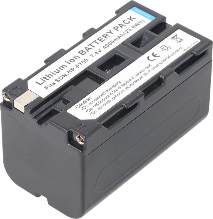 Produktbild AccuCell Akku Sony NP-F750, NP-F770, NP-F550, NP-F530, NP-F330, NP-F570 (Kamera Akku)