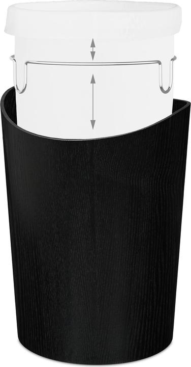Productafbeelding Relaxdays Houten afvalbak (9 l)
