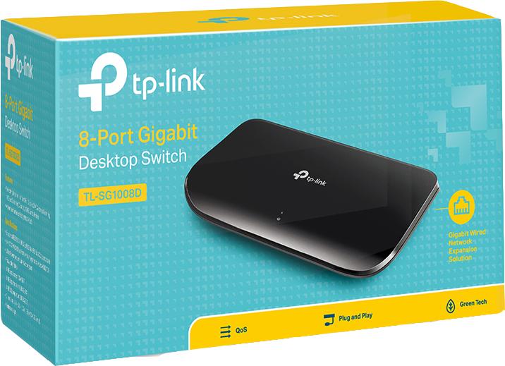 Image du produit TP-Link Tl-Sg1008d (8 ports)