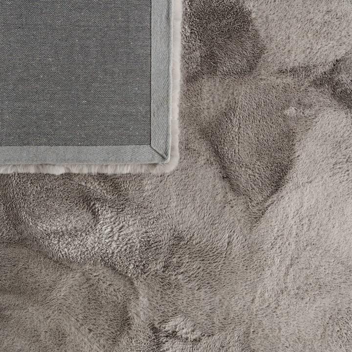 Produktbild TT Home Wohnzimmer Hochflor Teppich Langflor Soft Kaninchenfell Fell Imitat Weich (100 x 60 cm)