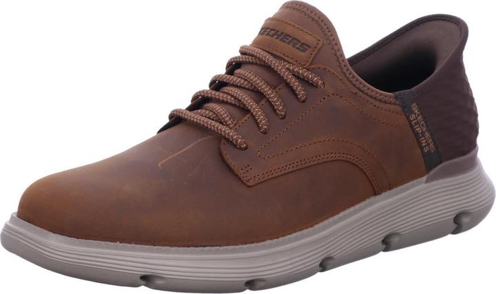 Skechers Garza - Gervin - Heren Instappers - Bruin (40)
