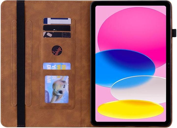 Produktbild Cover-Discount iPad 2022 (10.Gen) - Schutzhüllle mit Zipper Tasche braun (iPad 2022 (10. Gen))