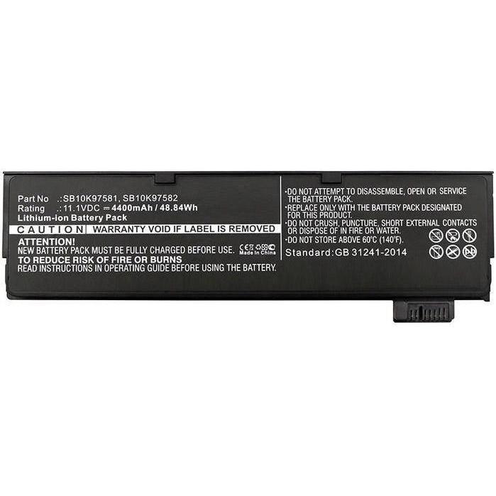 CoreParts 01AV425-CP (4400 mAh), Notebook Akku, Schwarz