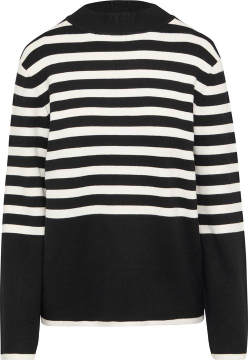 Produktbild s.Oliver Strickpullover Gestreifter Strickpullover mit ausgestellten Ärmeln (36)