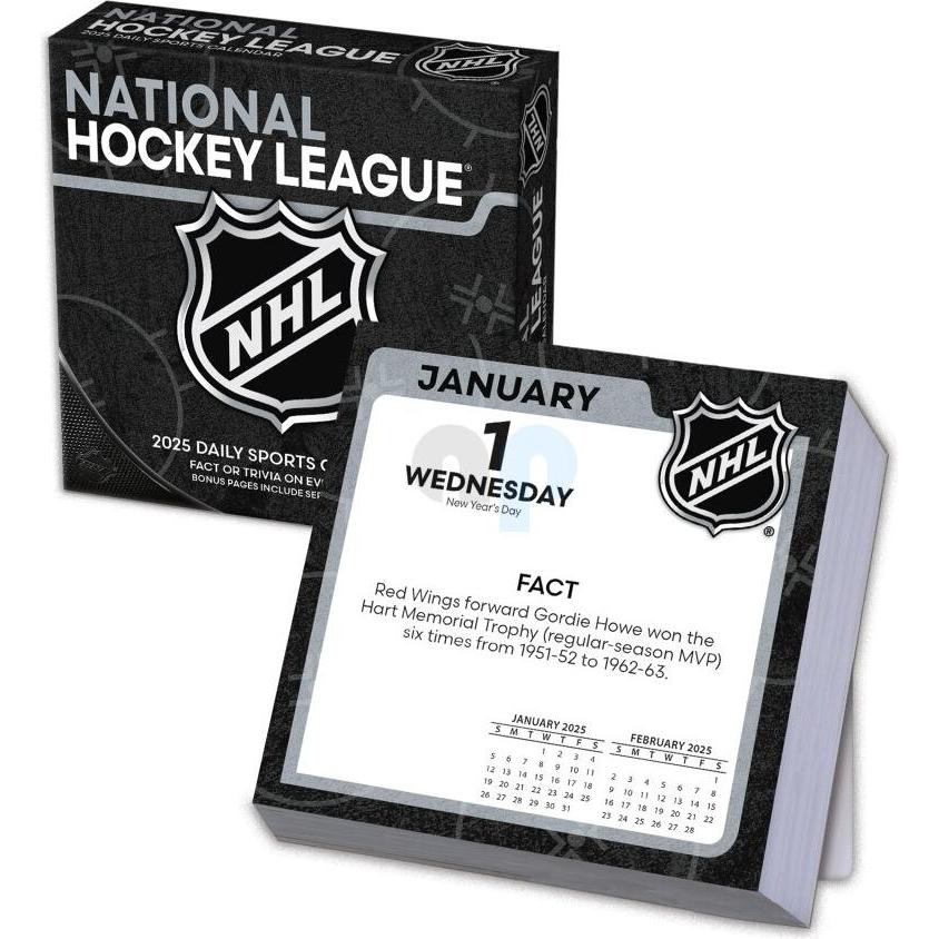 Turner, Agenda, NHL - All Team - Boxkalender 2025 (Spanisch, Italienisch, Englisch, Deutsch, Französisch)