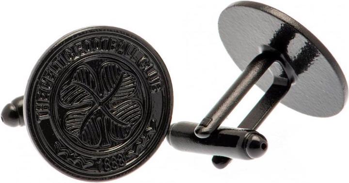 Actual product image Celtic FC Cufflinks Ion Coated (100% synthetic material)