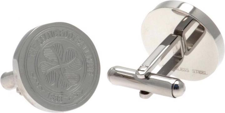 Celtic FC Edelstahl WappenManschettenknöpfe (100% Stahl)