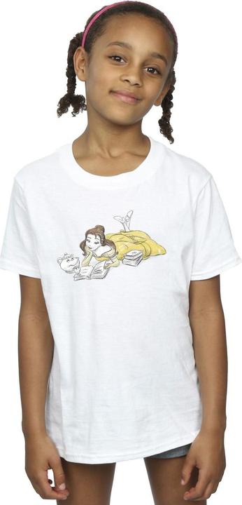 Produktbild Disney Beauty And The Beast Belle Reading TShirt Mädchen (152, 158)