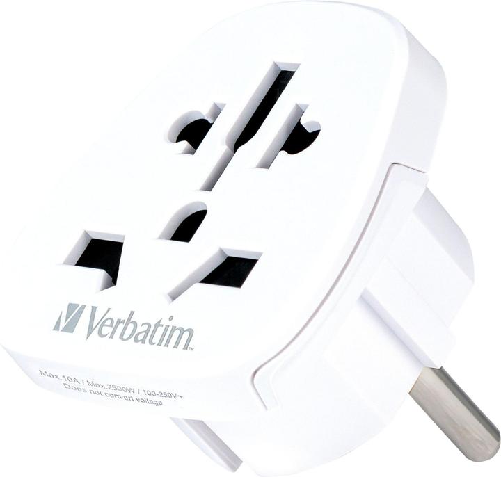 Actual product image Verbatim World to Europe Travel Adapter Plug
