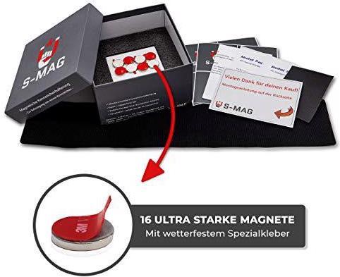 Actual product image S-Mag magnetic license plate holder
