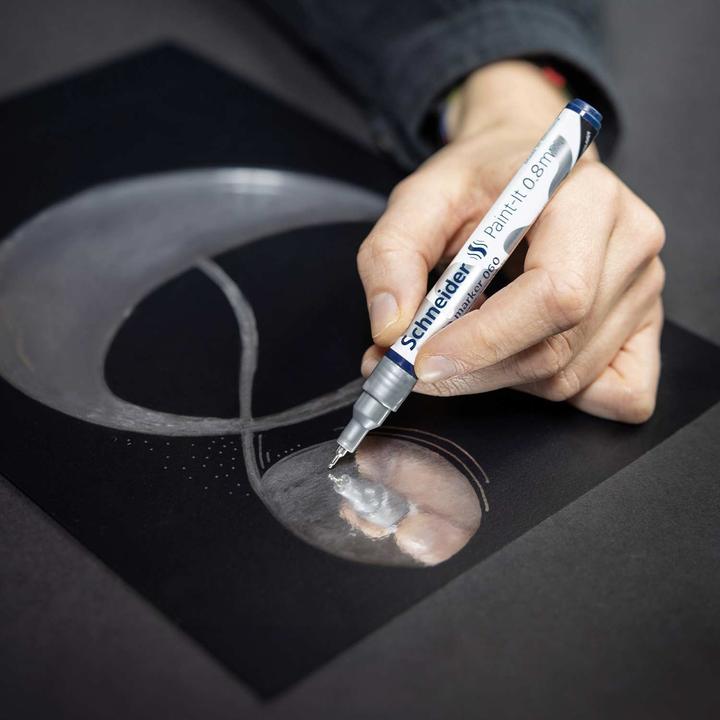 Produktbild Schneider 2 Paint Lackmarker chrom 0,8 - 2,0 mm (2x)