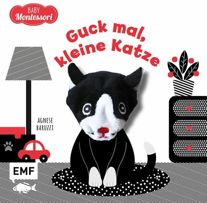 Kontrastbuch für Babys: Guck mal, kleine Katze (German)