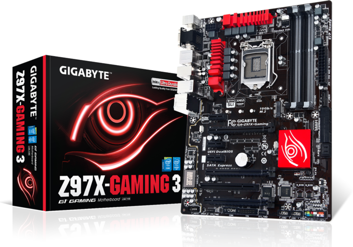 Produktbild Gigabyte GA-Z97X-Gaming 3 (LGA 1150, Intel Z97, ATX)