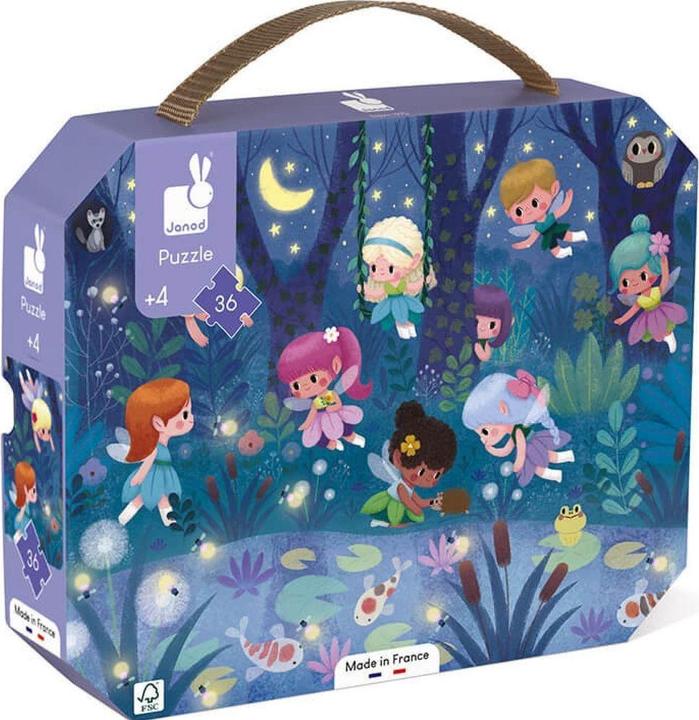 Janod Puzzle fairies and water lilies (36 pieces)