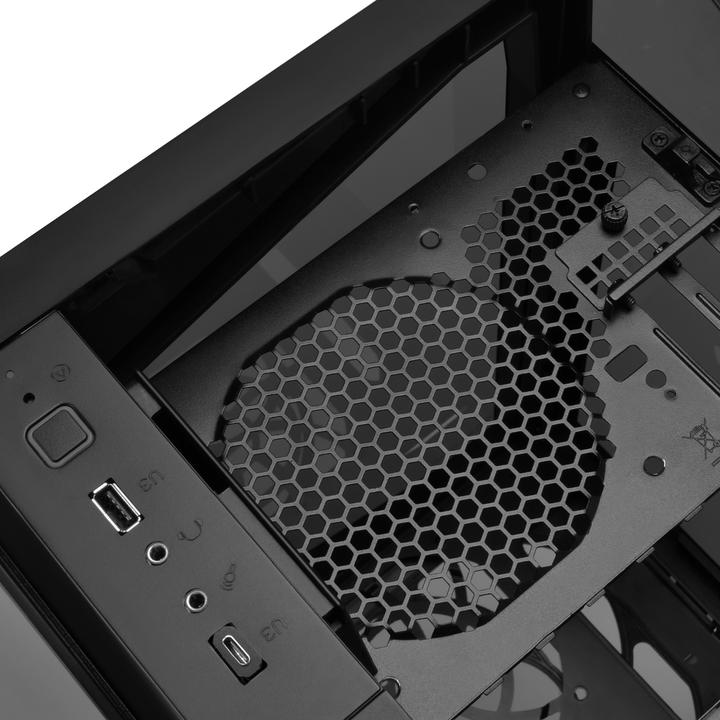 Actual product image Silverstone Lucid LD03-AF (Mini-DTX)