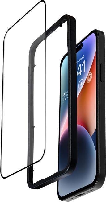 Crong Anti-Bacterial 3D Bulletproof Glass - 9H Full Screen Tempered Glass for iPhone 14 Pro + Insta (1 pcs., Apple iPhone 14 Pro)