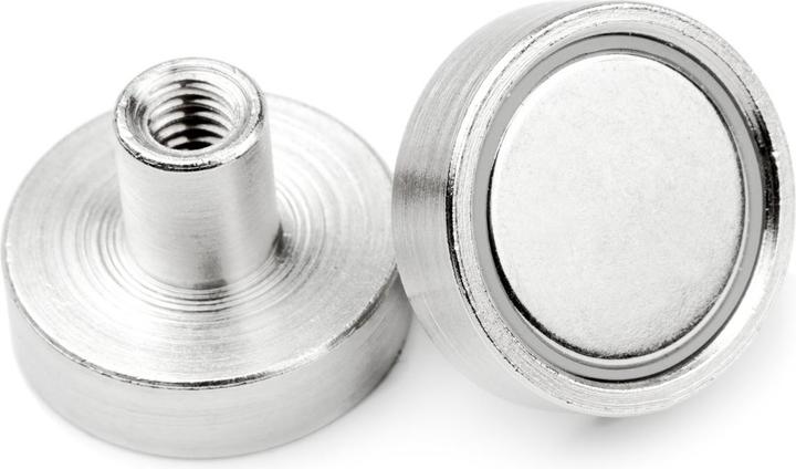Produktbild Supermagnete Topfmagnet mit Gewindebuchse (5x)