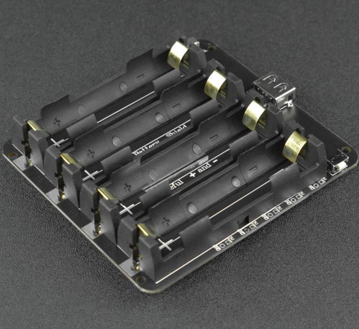 Image du produit DFRobot 4x18650 Bouclier de batterie au lithium 3A 5V/3.3V