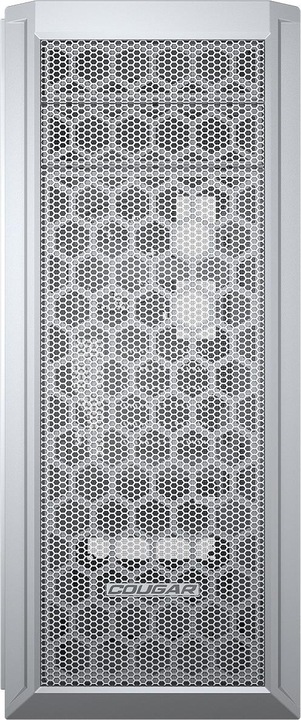 Actual product image Cougar MX330-G Pro Baltas | PC Case | Mid Tower / Mesh Front Panel / Fan / TG Left (mATX, Mini-ITX, ATX)