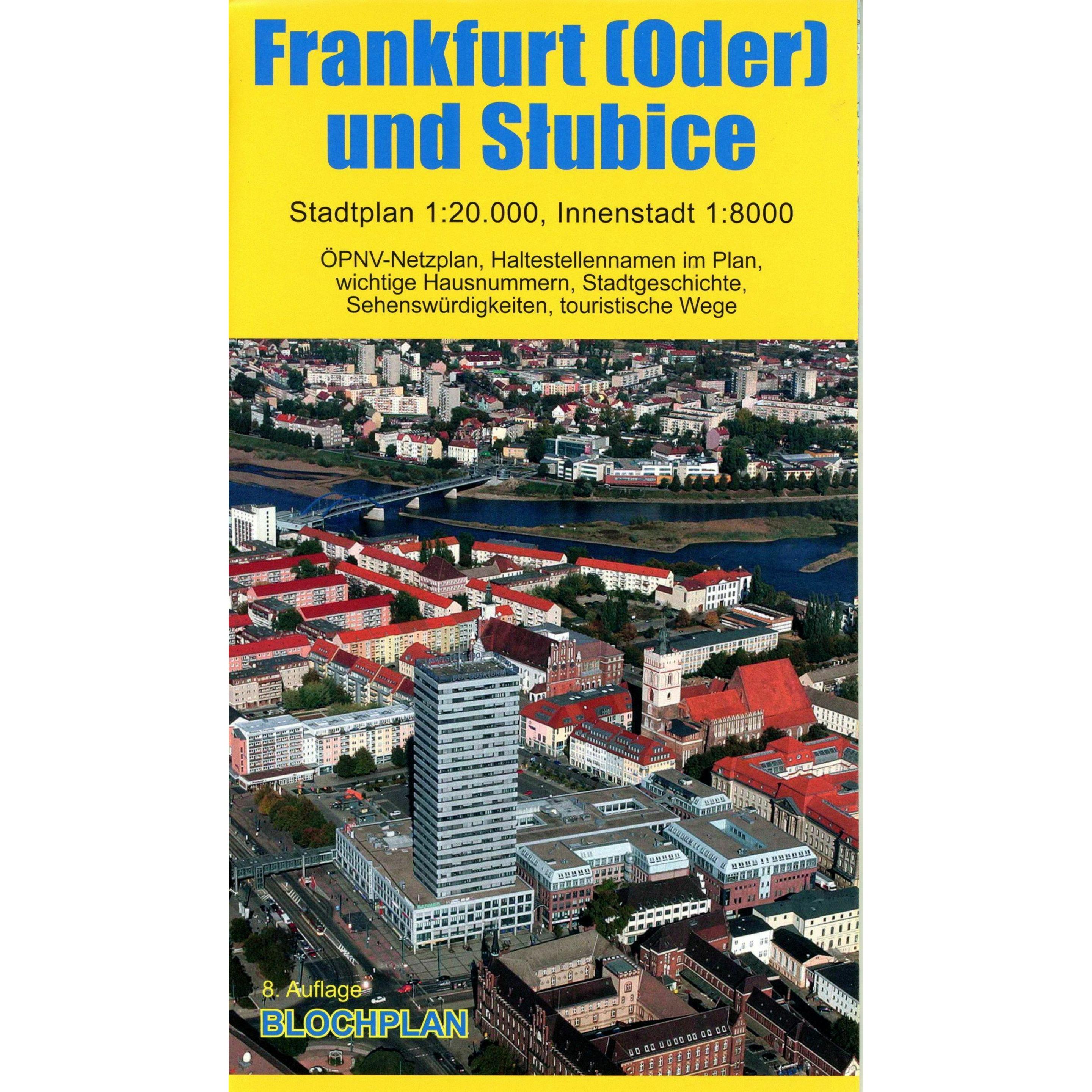 Stadtplanerei Blochplan Bloch:Stadtplan Frankfurt(Oder) Slubice (53235860)