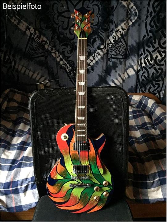 Produktbild Rocktile DIY Single Cut Bausatz E-Gitarre (E-Gitarren Set, Aluminium, Mahagoni, Pappel)