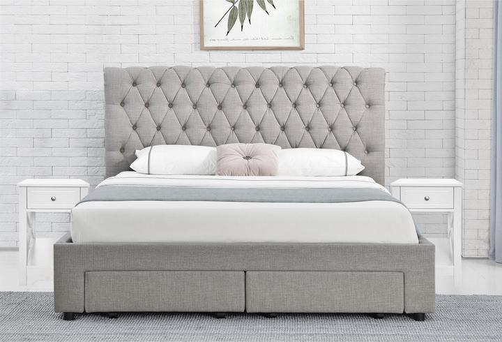 Produktbild HTI-Living Nachttisch Hayet Weiss (40 x 35 x 60 cm)