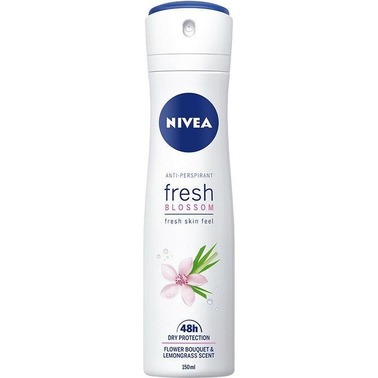 Nivea Damen Deo, Fresh Bossom Antiperspirant 48H 150Ml (Spray, 150 Ml)