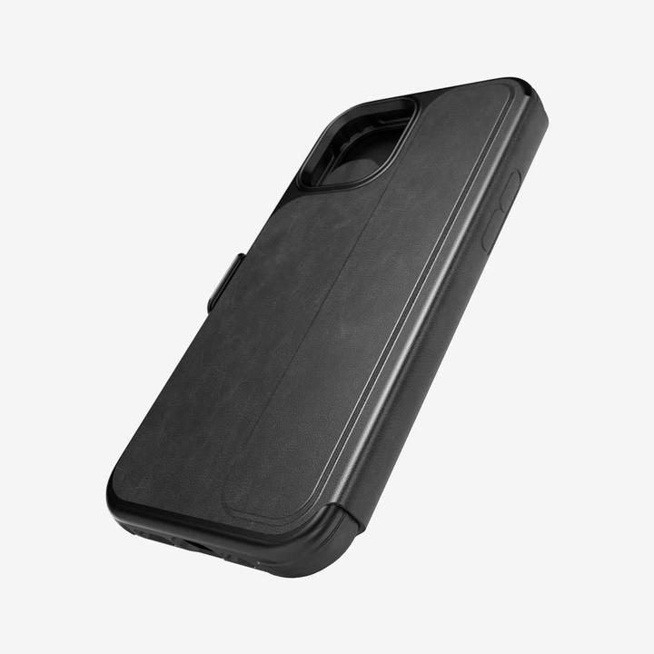 Produktbild tech21 Evo Wallet, Geldbörsenhülle, Apple, iPhone 12/12 Pro, 15,5 cm (6.1 Zoll), Schwarz (Apple iPhone 12, Realme 12 Pro+)
