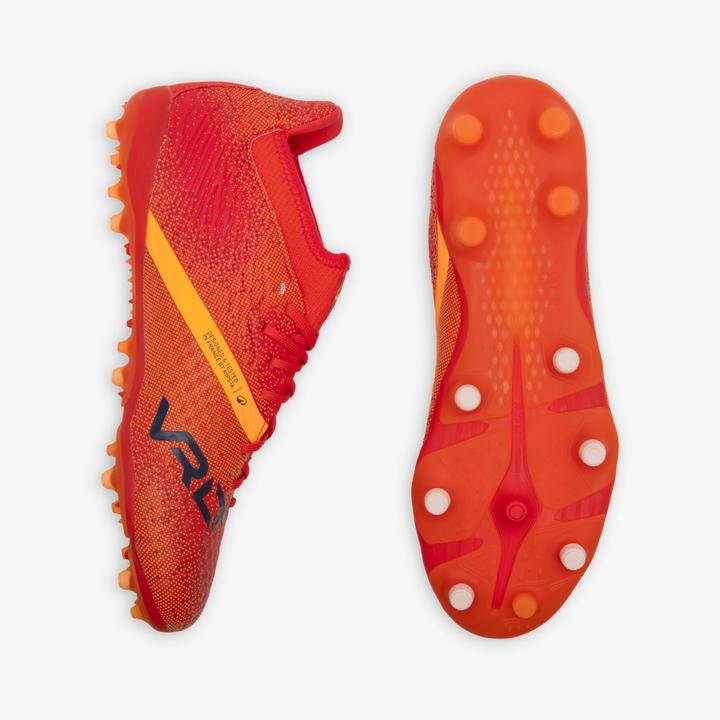 Immagine prodotto Kipsta Kids' Lace-Up Football Boots Viralto III FG - Red (38)