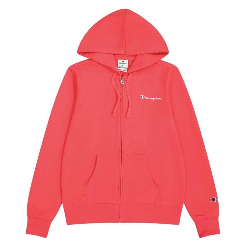 Champion, Damen, Pullover, Kapuzenpullover Mit Durchgehendem Reissverschluss, Pink, (M)