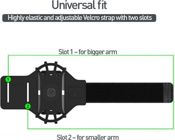 Actual product image Tellur A100 Sports Bracelet black